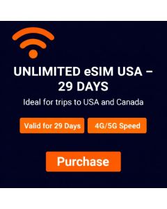 Unlimited eSIM USA - 29 Days
