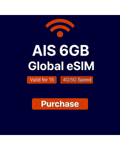 AIS 6GB Global eSIM for 15 Days