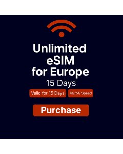 Unlimited Europe Data 15 days