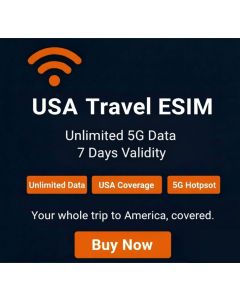 Unlimited USA eSIM - 7 Days.