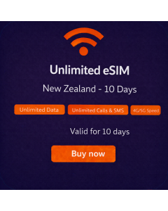 Unlimited eSIM New Zealand - 10 Days