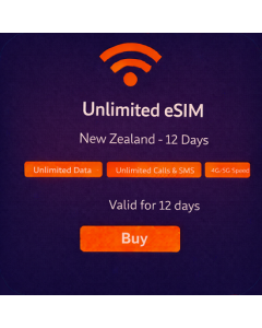 Unlimited eSIM New Zealand - 12 Days