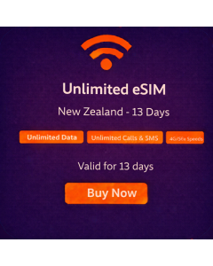Unlimited eSIM New Zealand - 13 Days