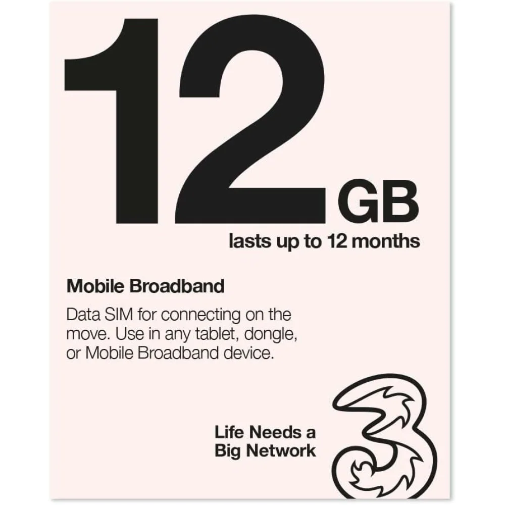 Tarjeta SIM de viaje prepago de Sri Lanka 12 GB de datos 30 días