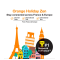 NEW PRODUCT - ORANGE HOLIDAY ZEN eSIM 8GB, 30 MIN. CALLS & 200 SMS FROM EUROPE TO WORLDWIDE + UNLIMITED CALLS & SMS IN EUROPE 