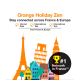 CARTE SIM DE VOYAGE ORANGE HOLIDAY ZEN VOICE & DATA POUR L’EUROPE (12 GO DE DONNÉES + 30 MINUTES DE VOIX DANS LE MONDE)