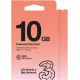 Prepaid Simkaart 10GB