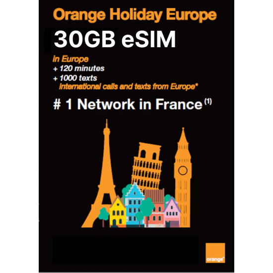 Orange eSIM 유럽