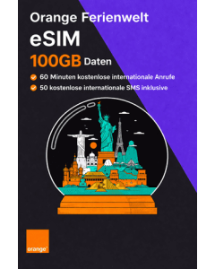 100GB Orange Holiday World eSIM
