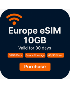 6GB 30 Days European Travelers' eSIM