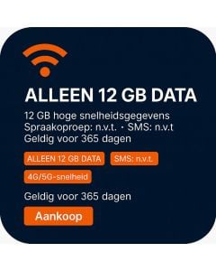 12GB ALLEEN DATA