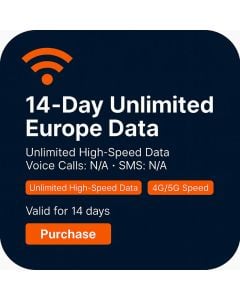 14-Day Unlimited Europe Data