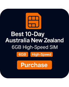 Best 10-Day Australia New Zealand 6GB High-Speed SIM