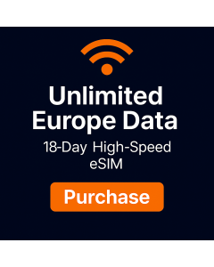 18-Days Unlimited Europe Data