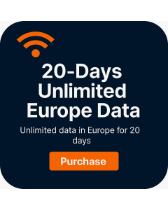 20-Days Unlimited Europe Data