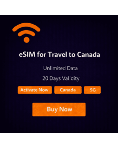 20 Days Unlimited Canada eSIM