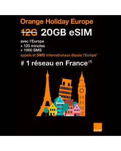 eSIM Orange Europe 20Go