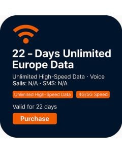 22 - Days  Unlimited Europe Data
