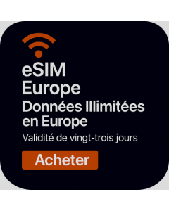 Données Europe illimitées 23 jours