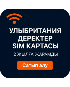 24 ГБ деректері бар SIM картасы және екі жыл