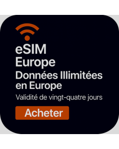 Données Europe illimitées 24 jours