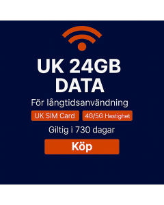 Three Mobile 24GB Data För Långtidsanvändning