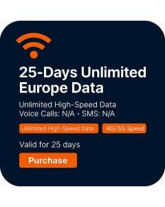 25-Days Unlimited Europe Data