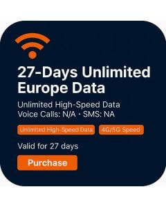 27-Days Unlimited Europe Data