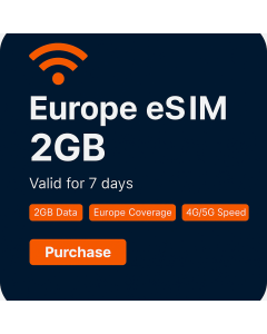 1GB 7 Days European Travelers' eSIM
