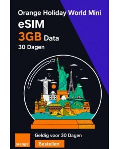 3GB Vakantiewereld Mini eSIM
