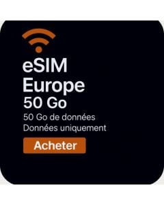 eSIM Orange Europe 50 Go