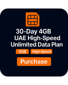 30-Day 4GB UAE High-Speed Unlimited Data Plan