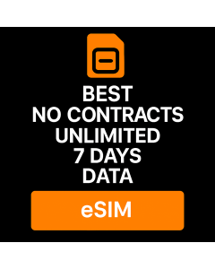 Best No Contracts Unlimited 7 Days Data eSIM