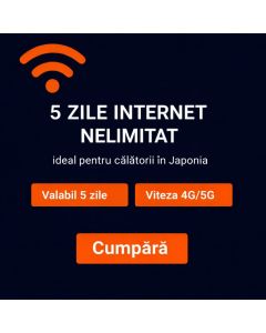 KDDI Japonia eSIM timp de 5 zile