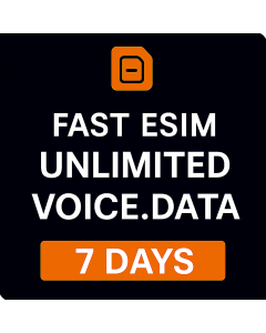 Fast eSIM with Unlimited Voice Data 7 Days