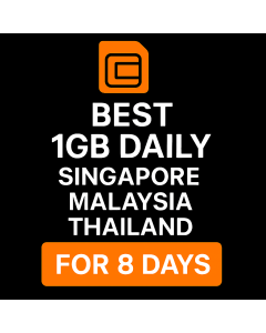 Best 1GB Daily Singapore Malaysia Thailand For 8 Days