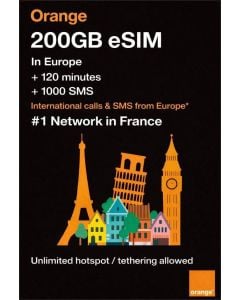 Orange Holiday Europe 200GB eSIM