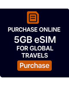 Purchase Online 5GB eSIM for Global Travels