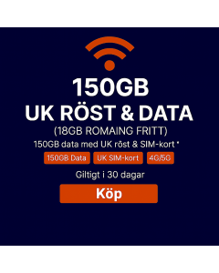 Three Mobile Go Roam (AIO20) - Obegränsade samtal och SMS i Storbritannien
