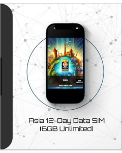 Asia 12-Day SIM (6GB Unlimited)