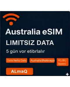Australia Unlimited Data eSIM – 5 Days | Fast 4G/5G Nationwide