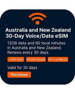 Australia and New Zealand 30-Day Voice/Data SIM