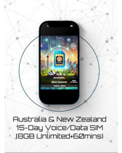 Australia and New Zealand 15-Day Voice/Data SIM
