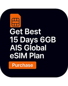 Get Best 15 Days 6GB AIS Global eSIM Plan