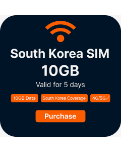 Best High Speed, 10GB Nomad eSIM South Korea