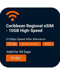 Dominican Republic eSIM — 10GB High-Speed, 30 Days
