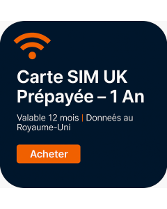 Carte SIM 12 Go de données uniquement