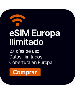 Datos ilimitados en Europa – 27 días (eSIM)