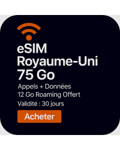 Carte SIM Three Mobile (AIO15) Royaume-Uni et Roaming – Appels et SMS illimités au Royaume-Uni