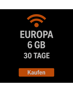 eSIM EUROPA 6GB - 30 TAGE